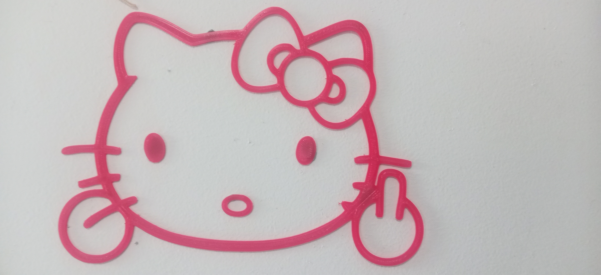 HELLO "BAD" KITTY WALL ART