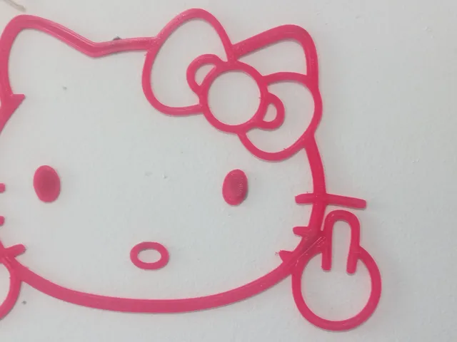 HELLO "BAD" KITTY WALL ART