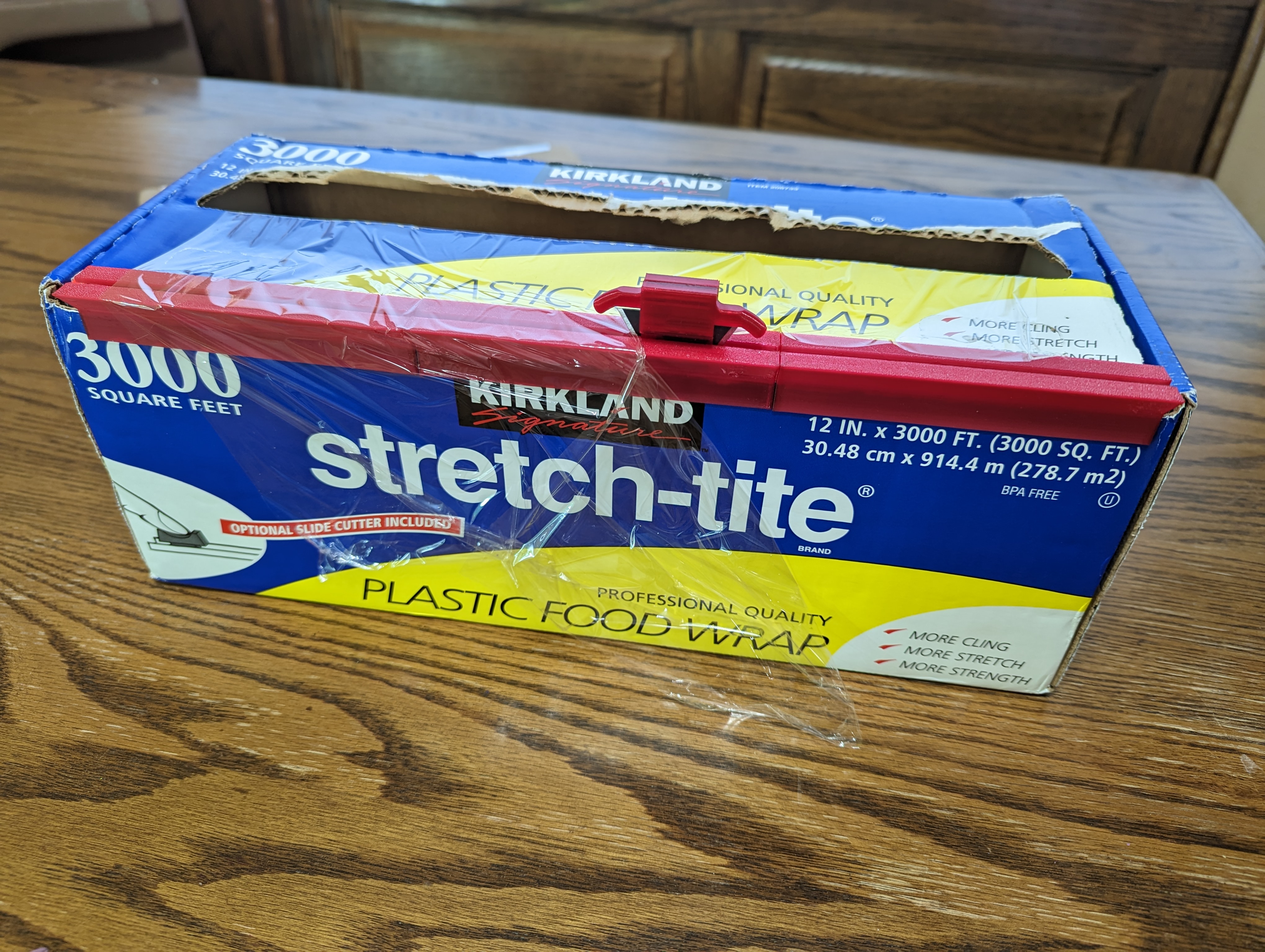 Slide Cutter For Plastic Wrap