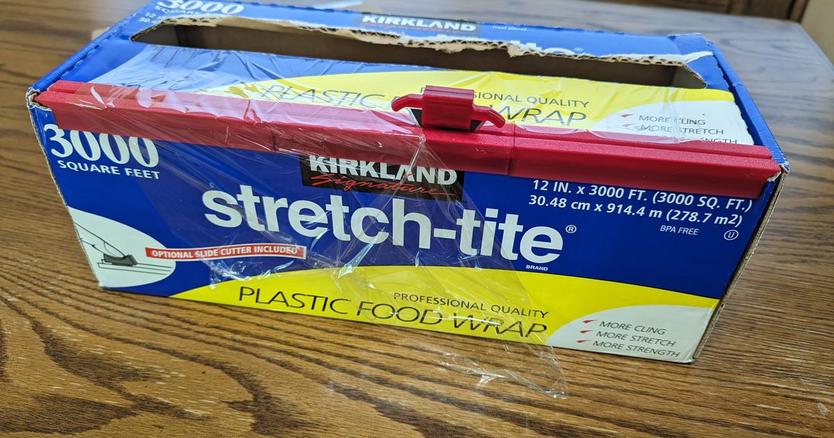 Slide Cutter For Plastic Wrap by profallout Download free STL model