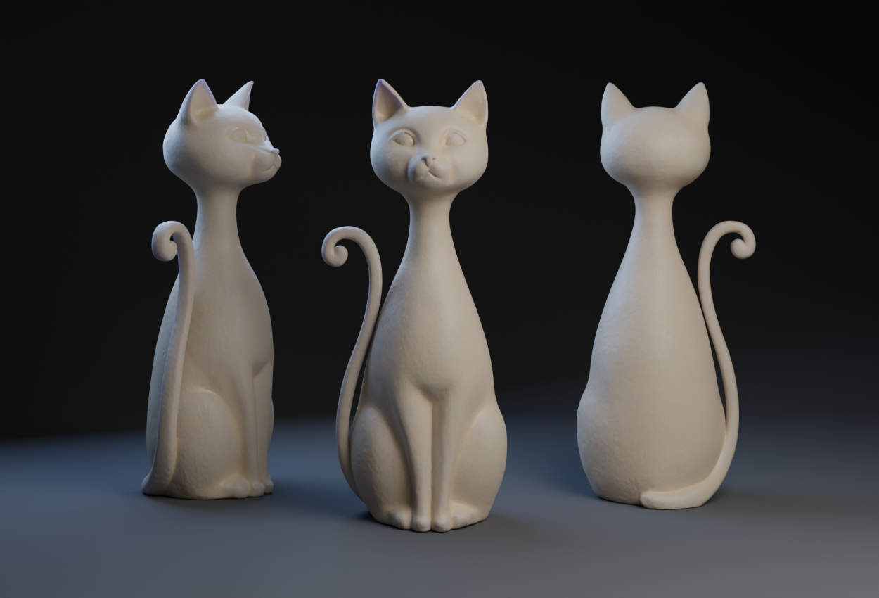 Elegant Upright Cat