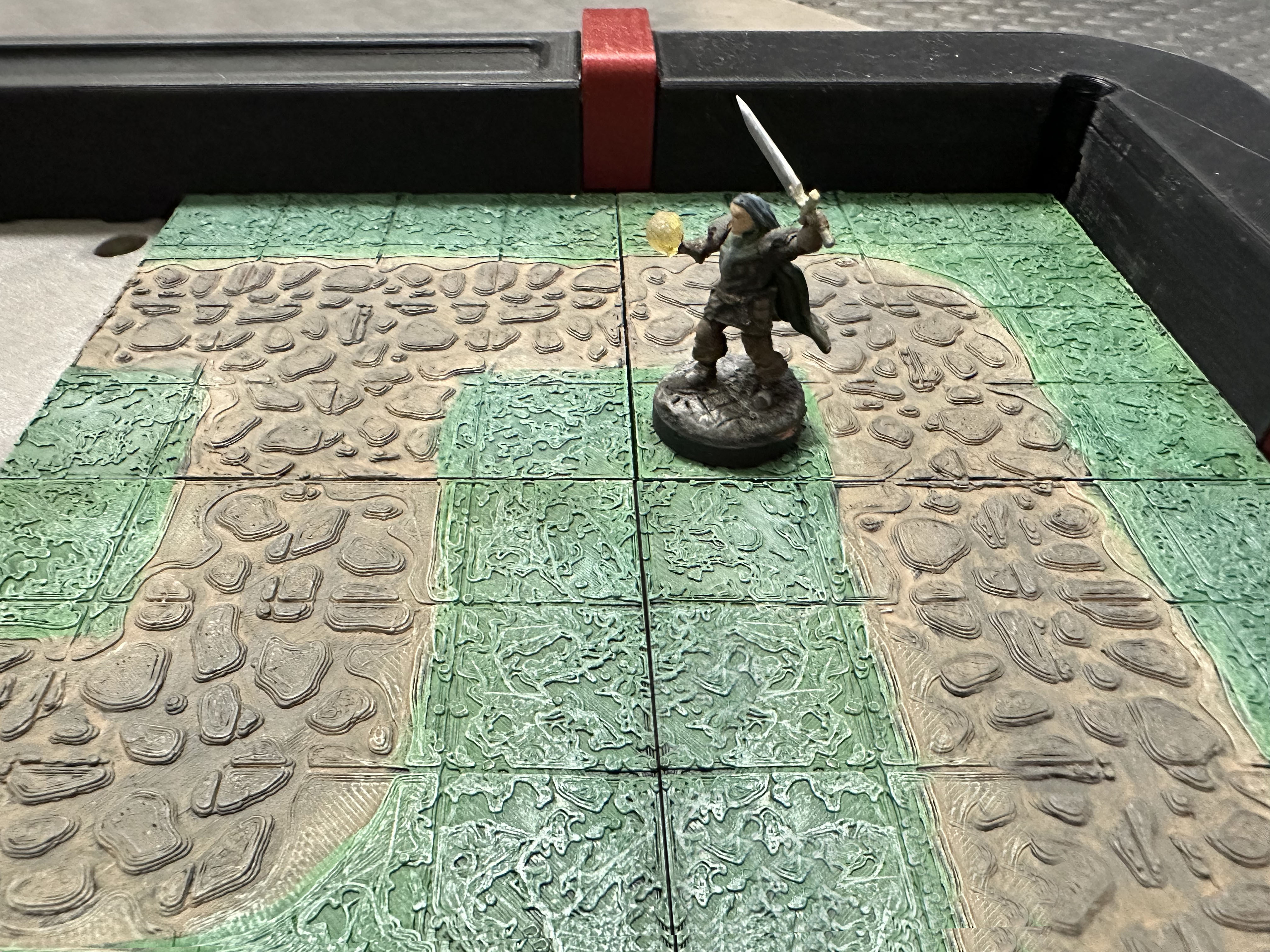 StageTop Remixed PlayTile - Stone and Grass Paths