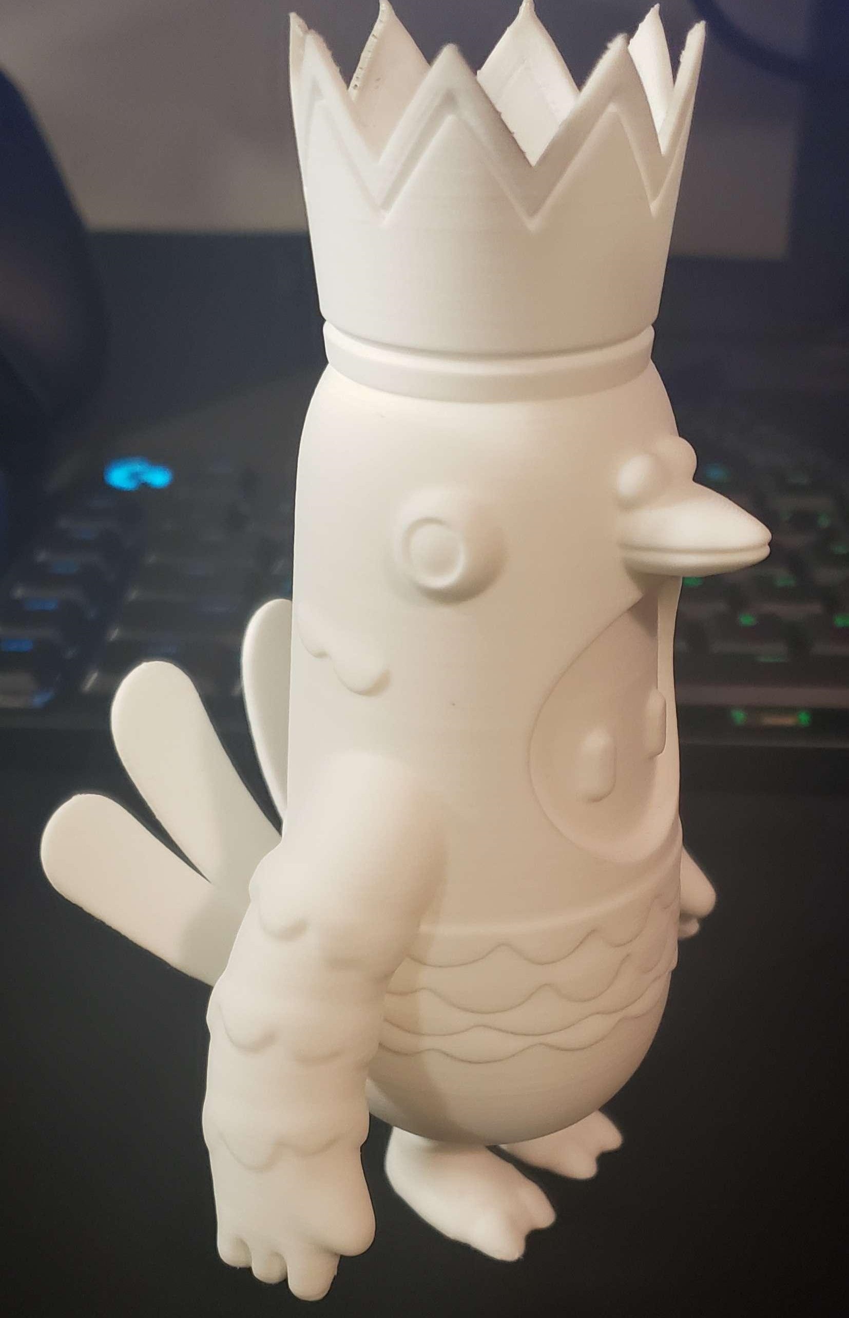 Fall Guys Pigeon With Crown