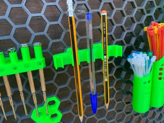 Sharpie Pen Holder for Honeycomb Storage Wall (HSW) by Phobos, Download  free STL model