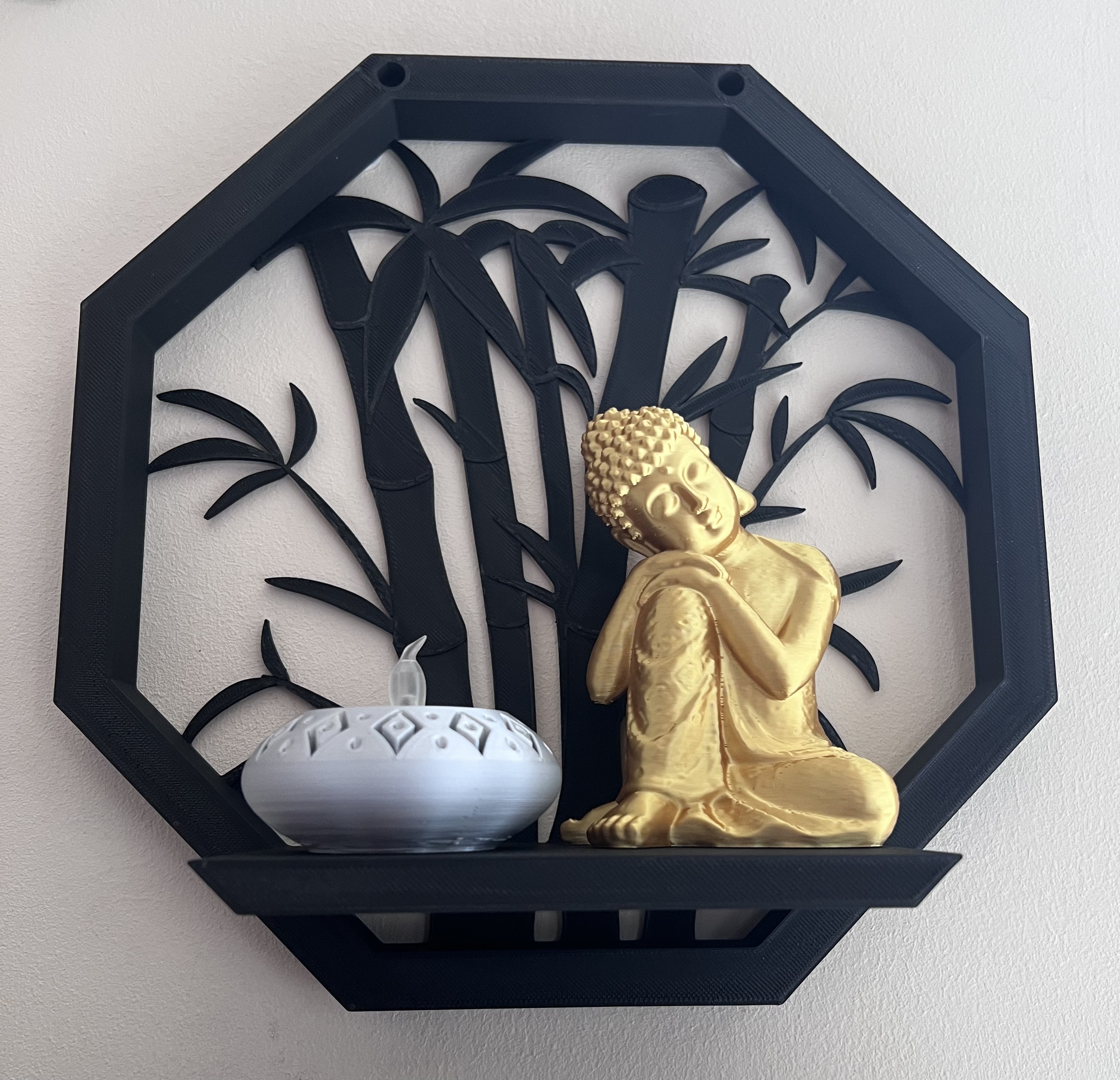 Etagère zen bambou