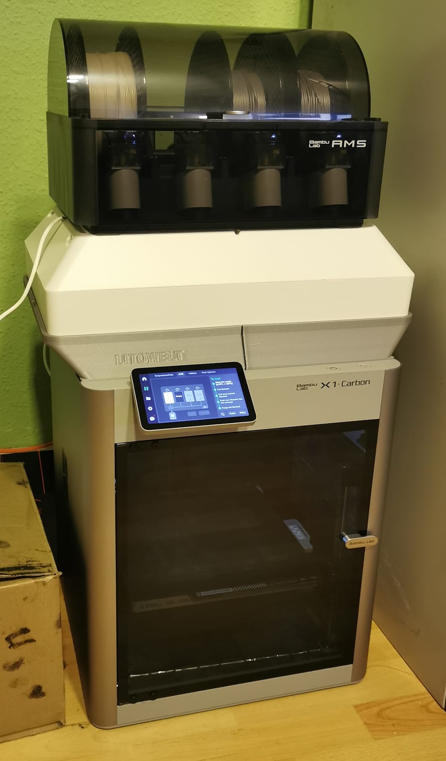 BambuLab X1C IKEA FÖRNUFTIG air purifier adapter