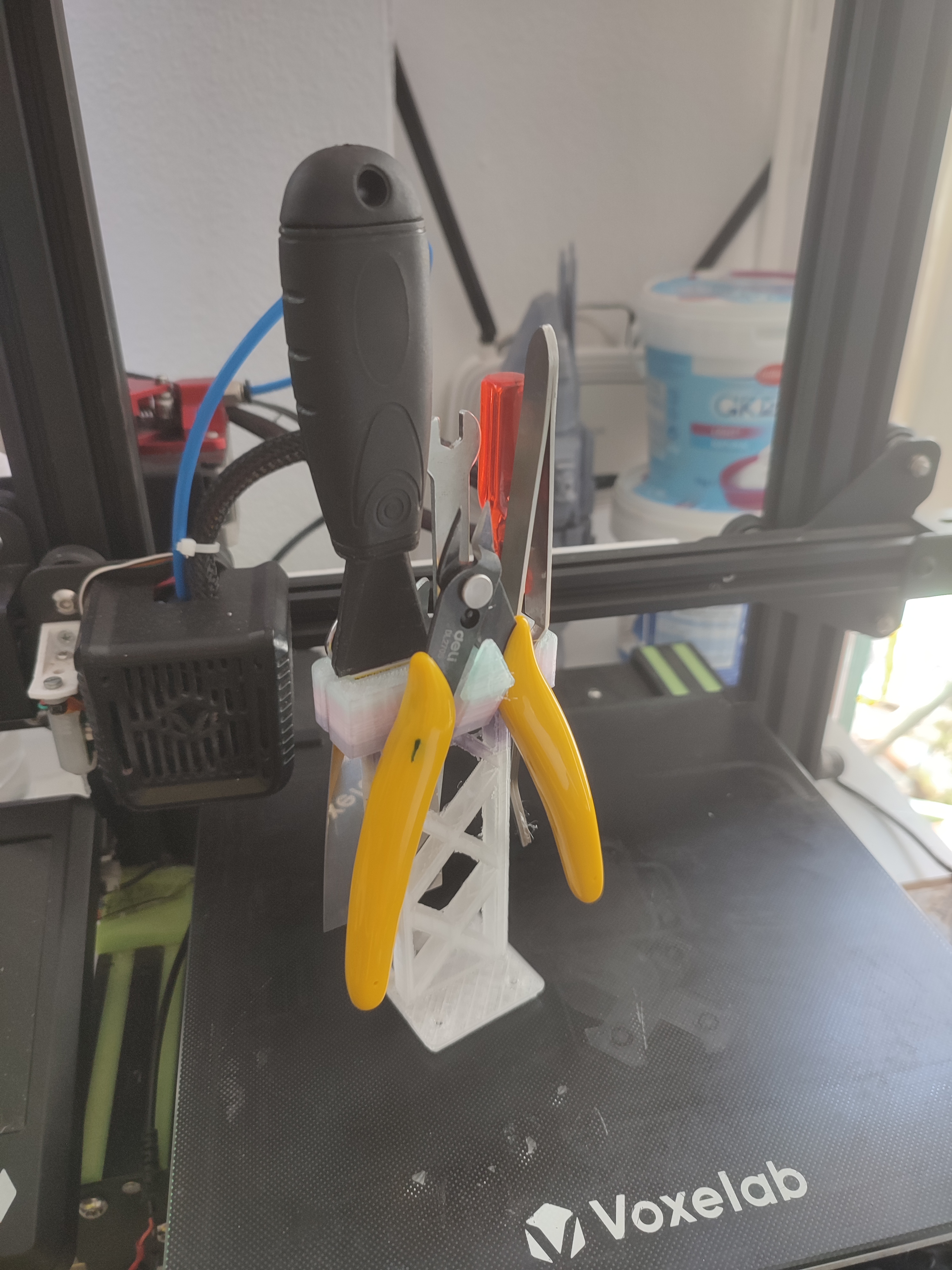 Custom tool holder 3D model thumbnail