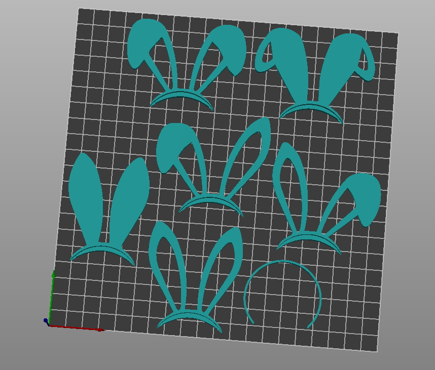 Bunny ears headband