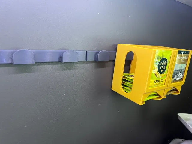Mounting hooks for Tea bag dispenser