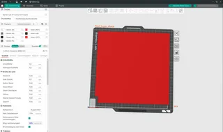 Bambu Lab P1P/X1C full plate first layer test print by stevensaero, Download free STL model