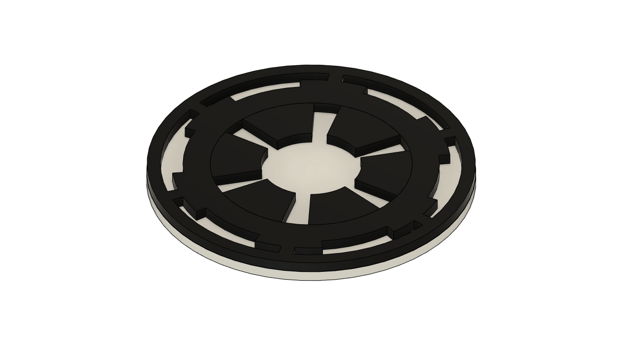 Galactic Empire emblem coaster