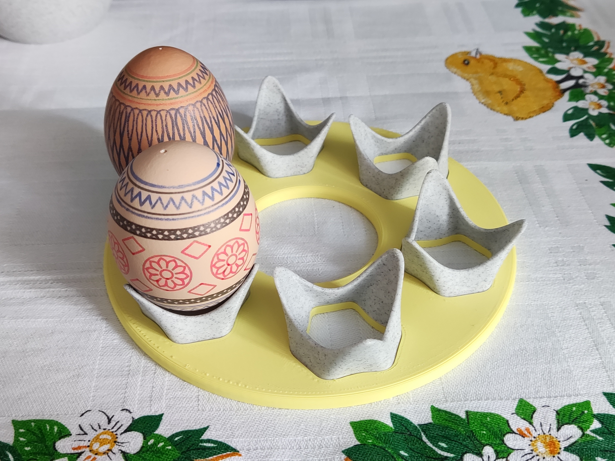 Miniatura 3 do modelo 3D Circle egg stand