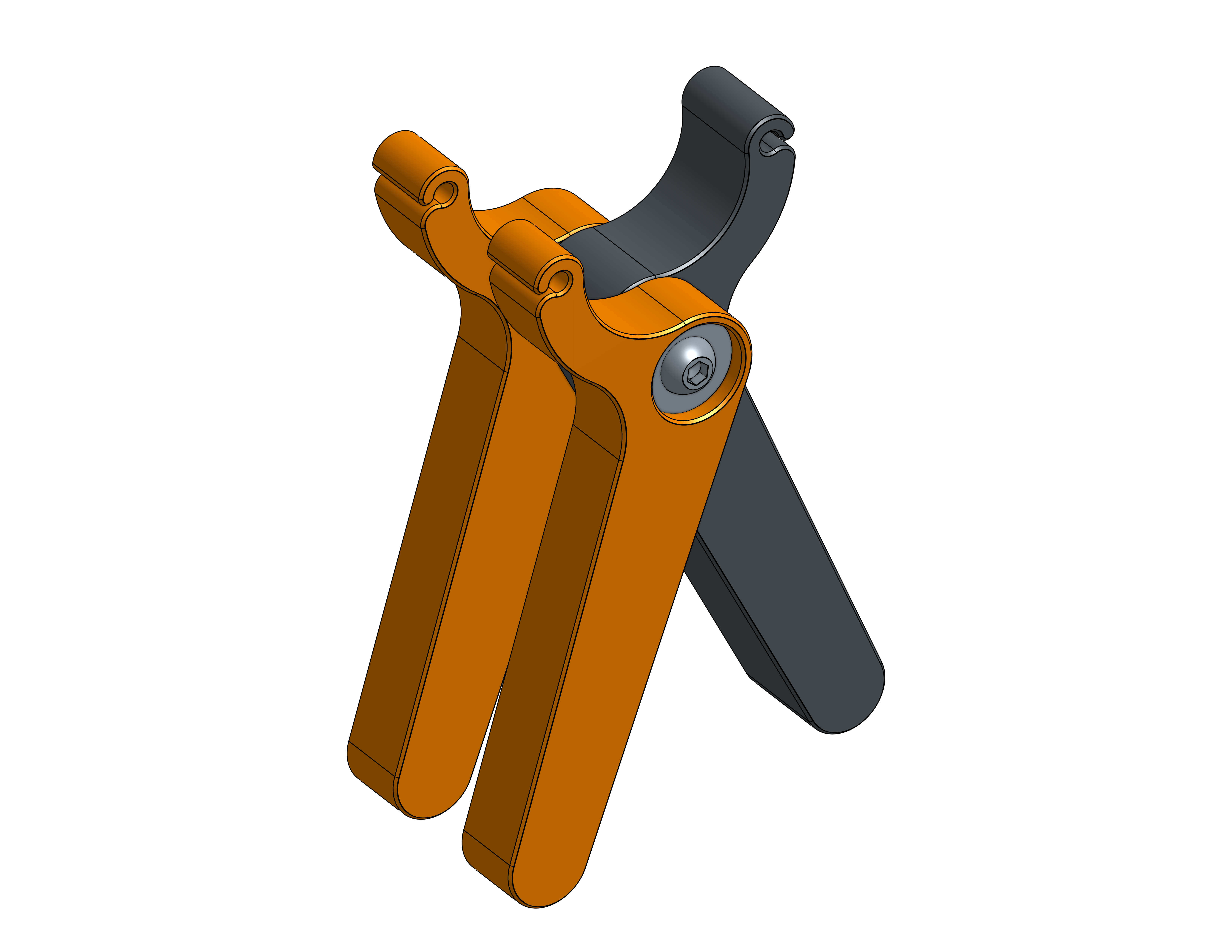 Bike Stand Handle Bar Clamp V2