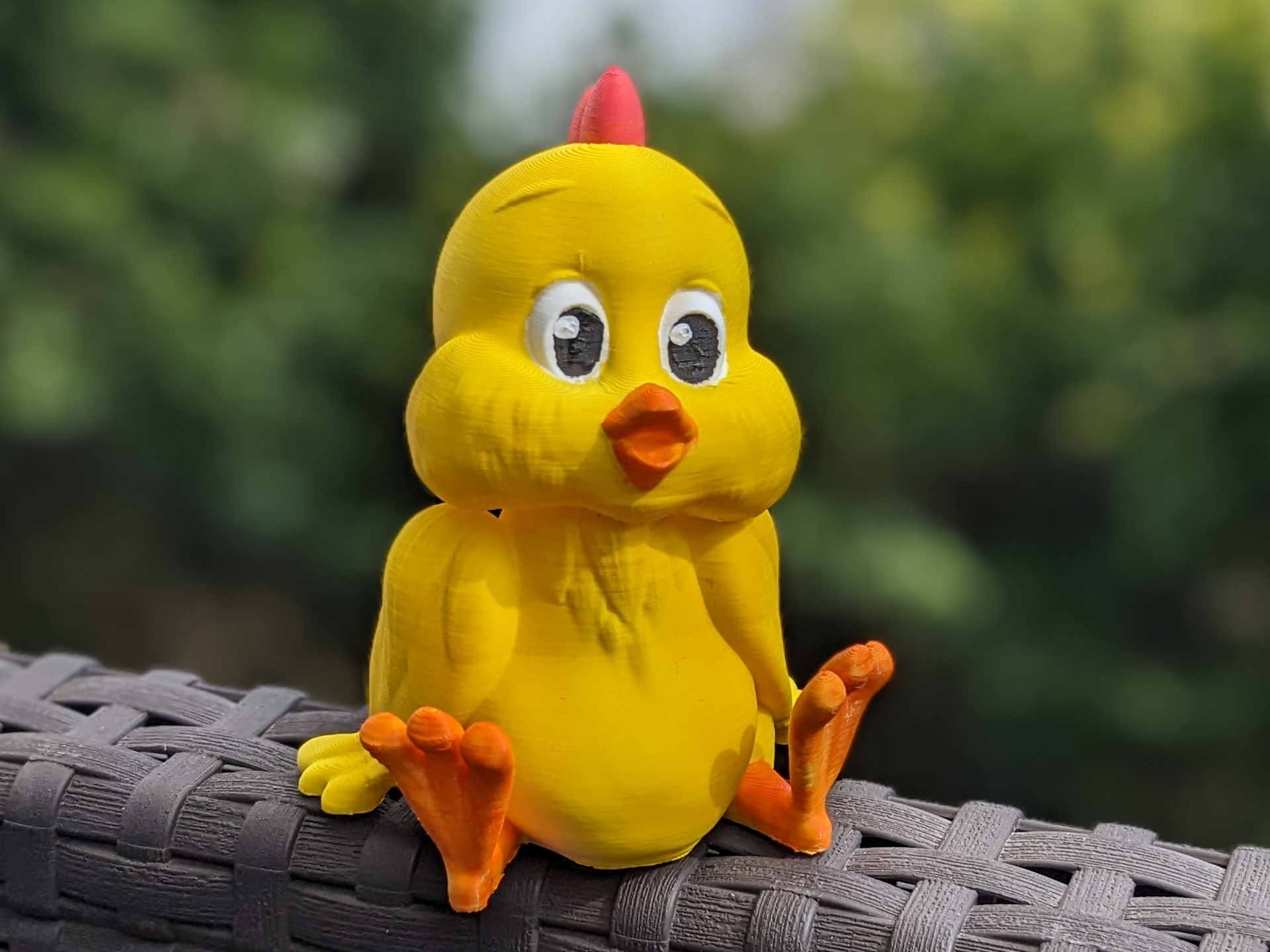 Miniatura 2 do modelo 3D Cute Cartoon Easter Chick No. 2