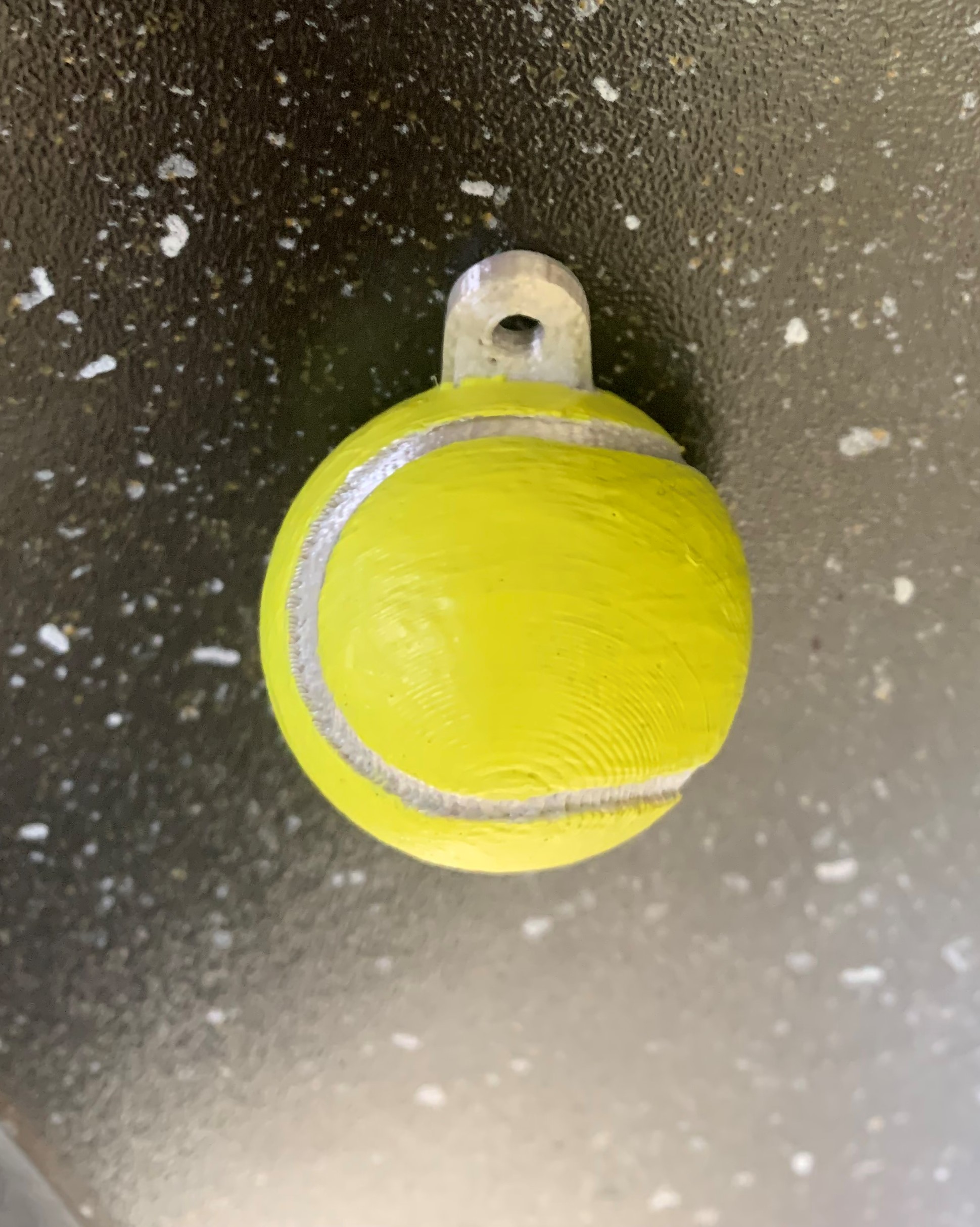 Tennis ball dog tag by 4kicks Download free STL model