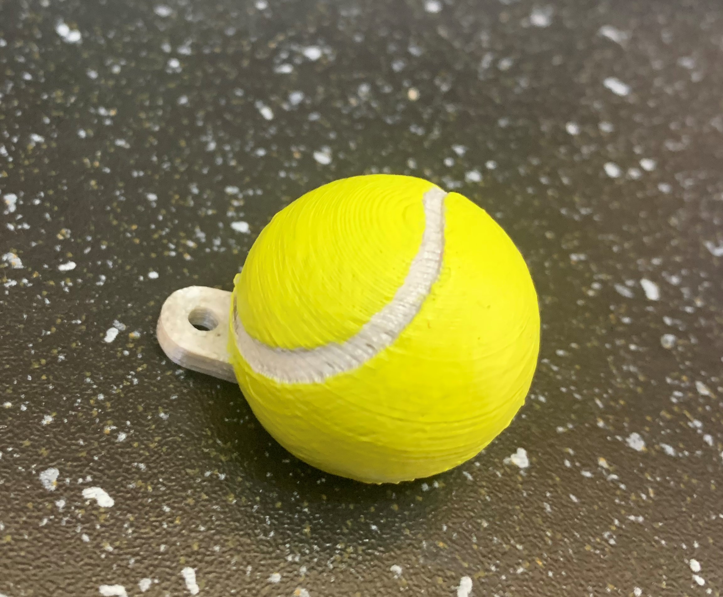 Tennis ball dog tag by 4kicks Download free STL model