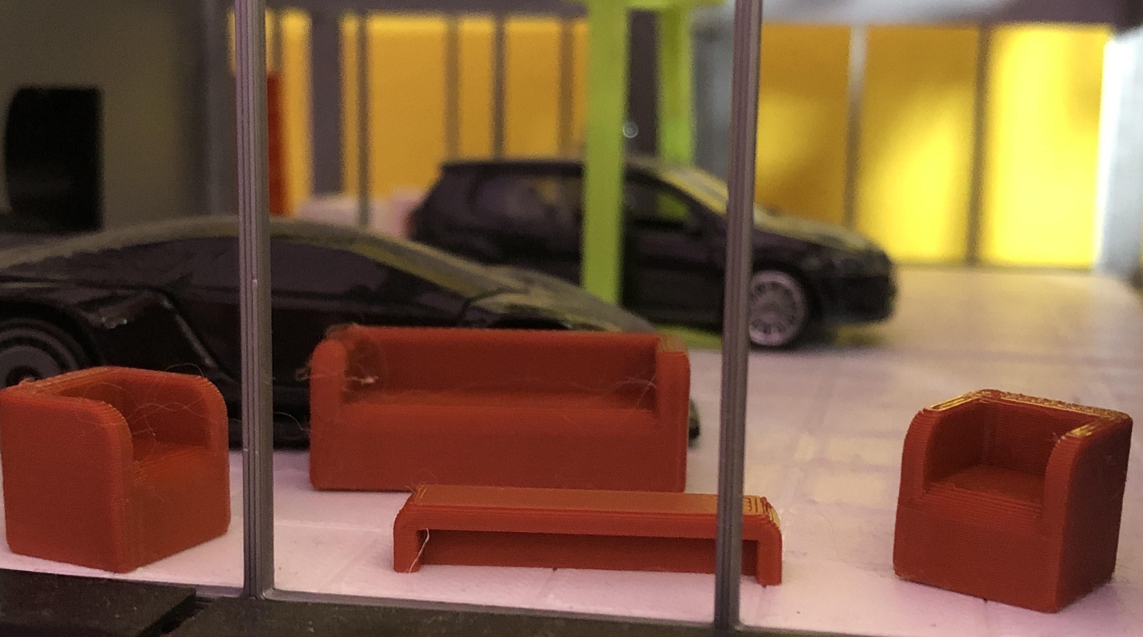 1:64 scale Coffee Table Set