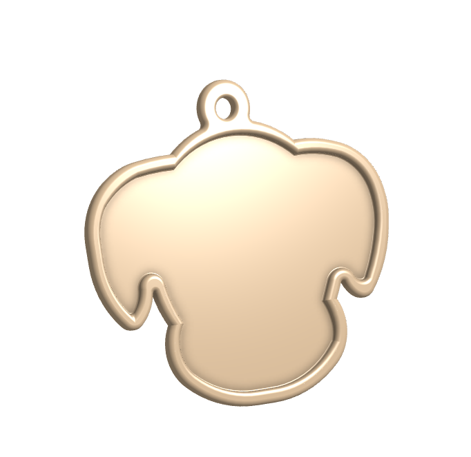 Miniatura 4 do modelo 3D A "Dog" Tag