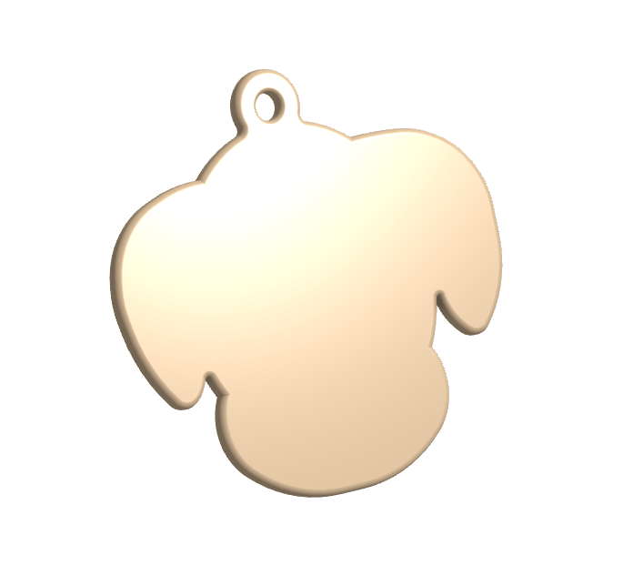 Miniatura 5 do modelo 3D A "Dog" Tag