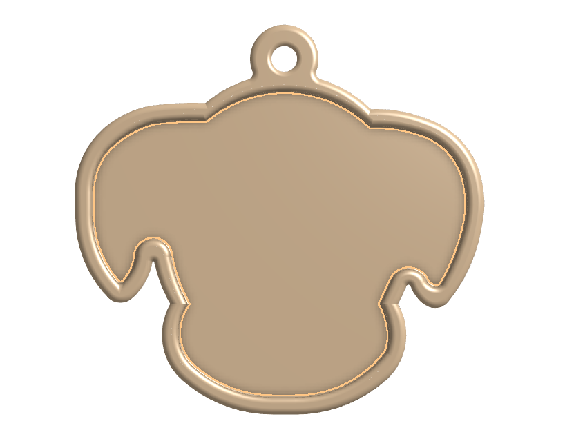 Miniatura 6 do modelo 3D A "Dog" Tag