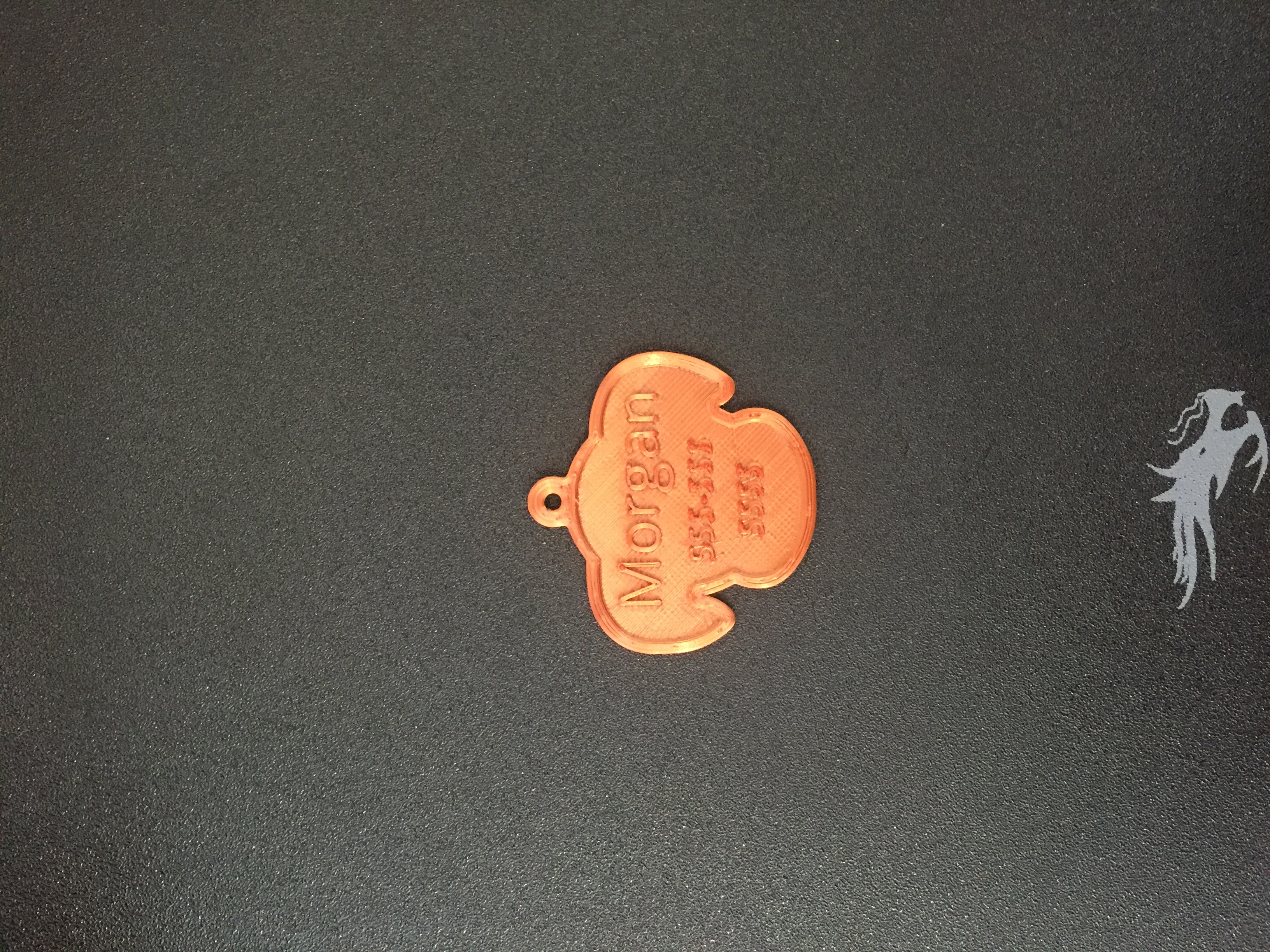 Miniatura 2 do modelo 3D A "Dog" Tag