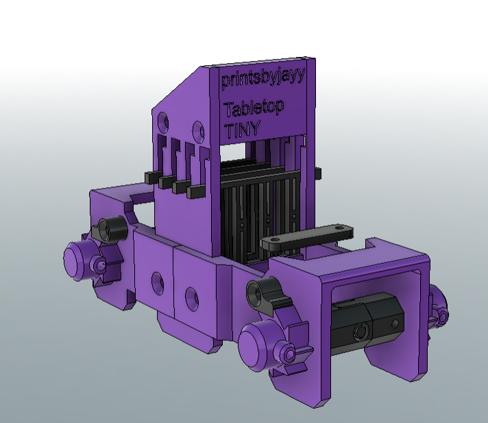 Tabletop TINY- Miniature 4 shaft table loom!