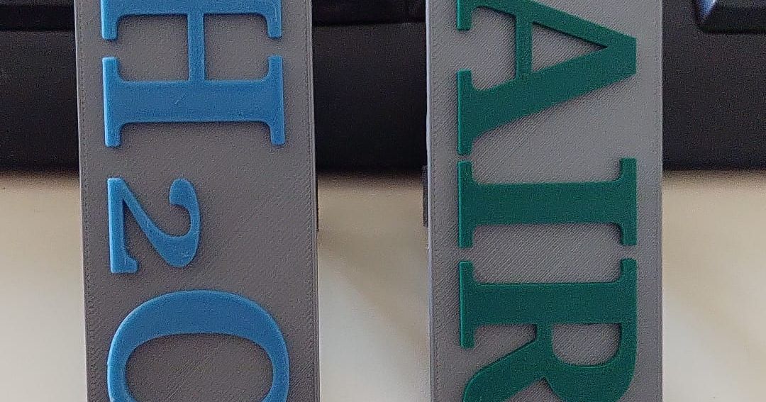 Pipe Label by AndreaFinestra Download free STL model