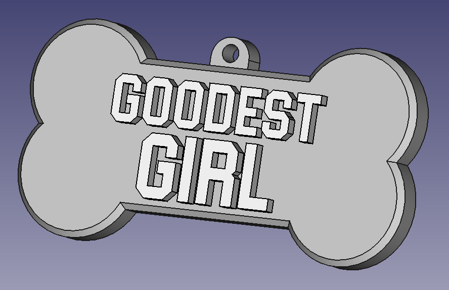 Goodest Dog (dog tags)