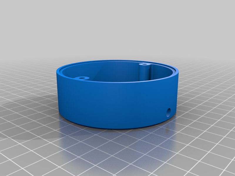 Telephone Wall Jack Housing by kozmickid Download free STL model