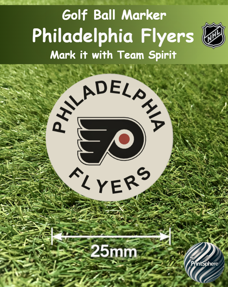 Golf - Golf Ball Marker - NHL - Metropolitan - Philadelphia Flyers