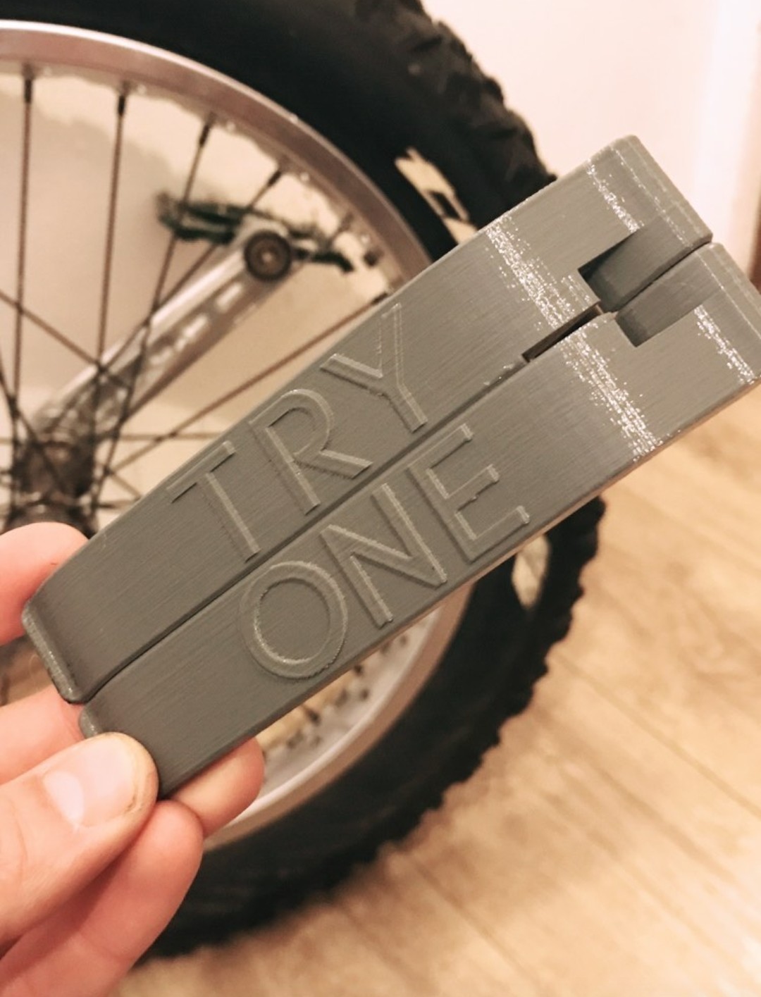 Tire levers with hooks by haluzaak | Download free STL model ...