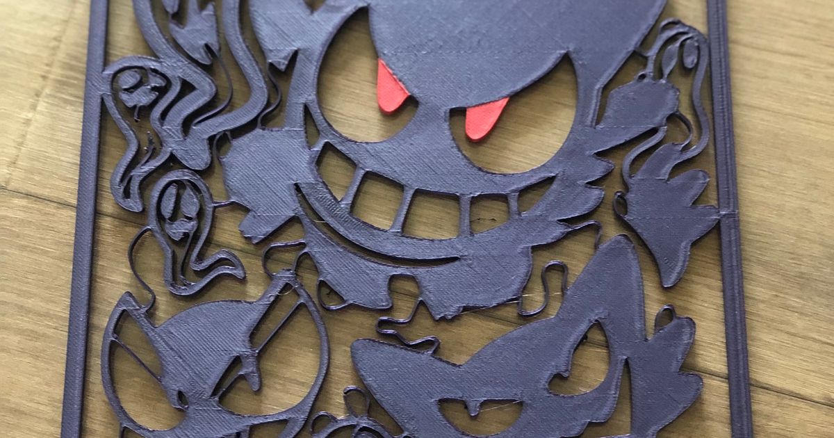 Pokemon wall art by TheHappyNess Download free STL model