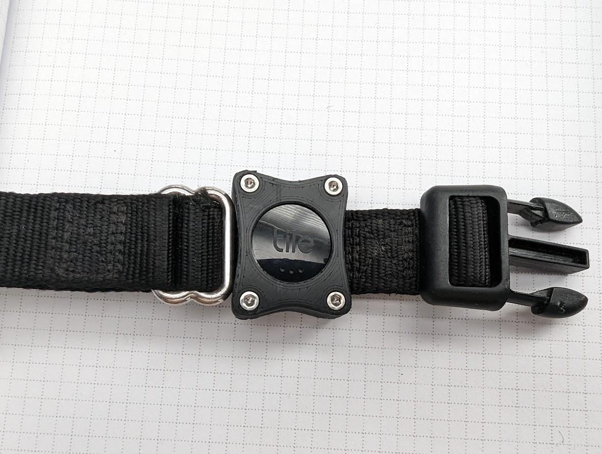 Robust Pet Tag Tracker with Tile Sticker