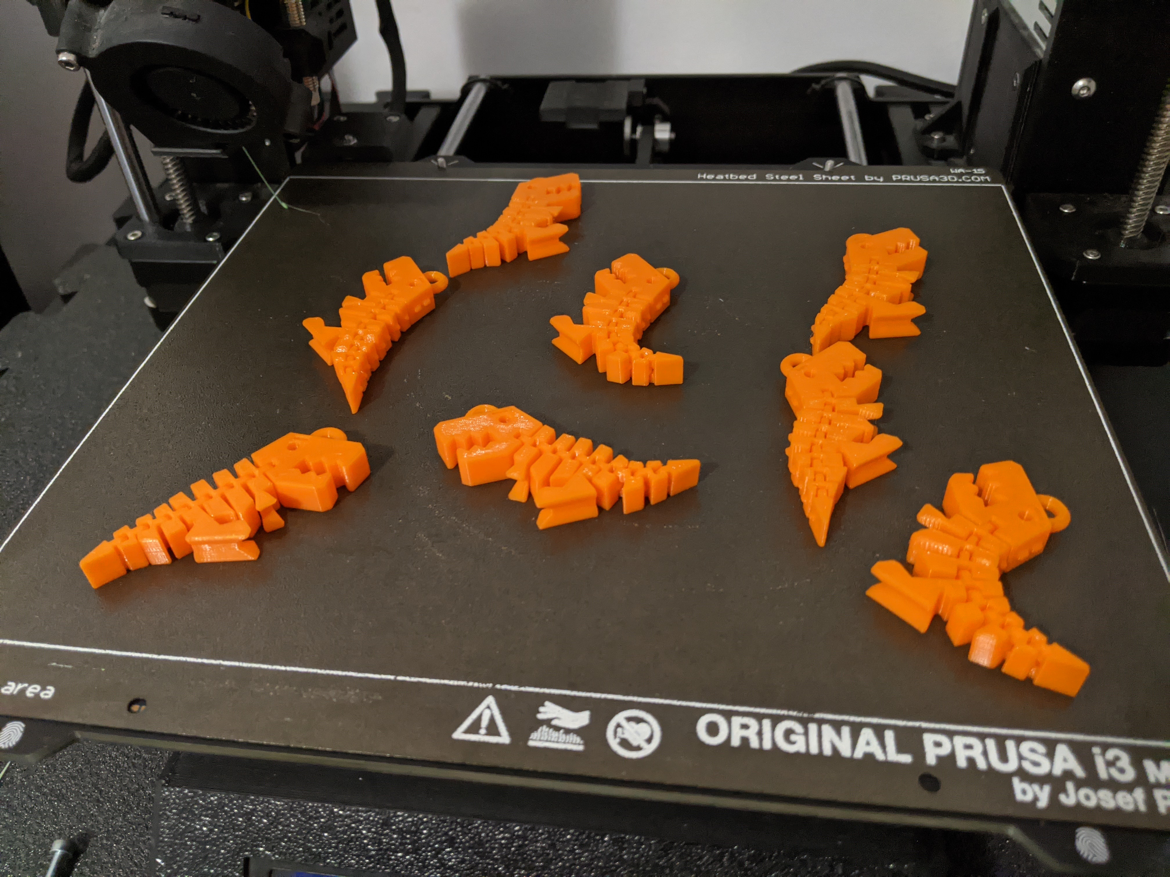 Miniatura 2 do modelo 3D Flexy Rex keychain