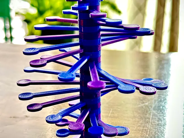 Spiral Physics Toy - Helicone Kinetic Sculpture - Satisfying Fidget