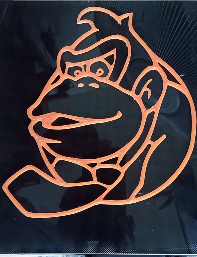 Donkey Kong wall art von Ogama Industries Kostenloses STLModell herunterladen