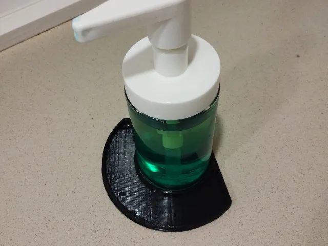 IKEA Tackan soap dispenser with catch tray