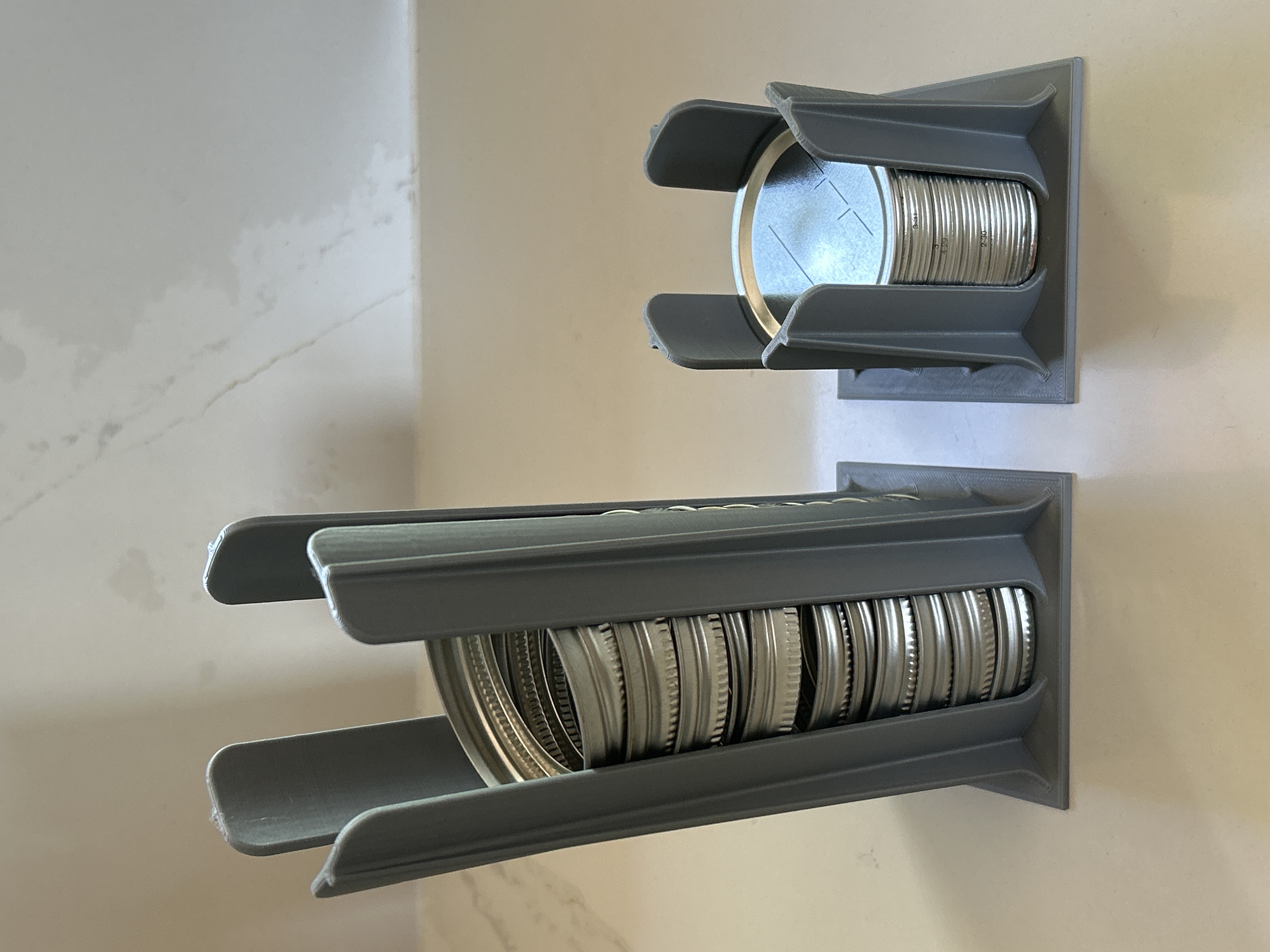 Mason Jar Lid Organizers