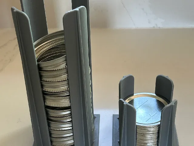 Mason Jar Lid Organizers