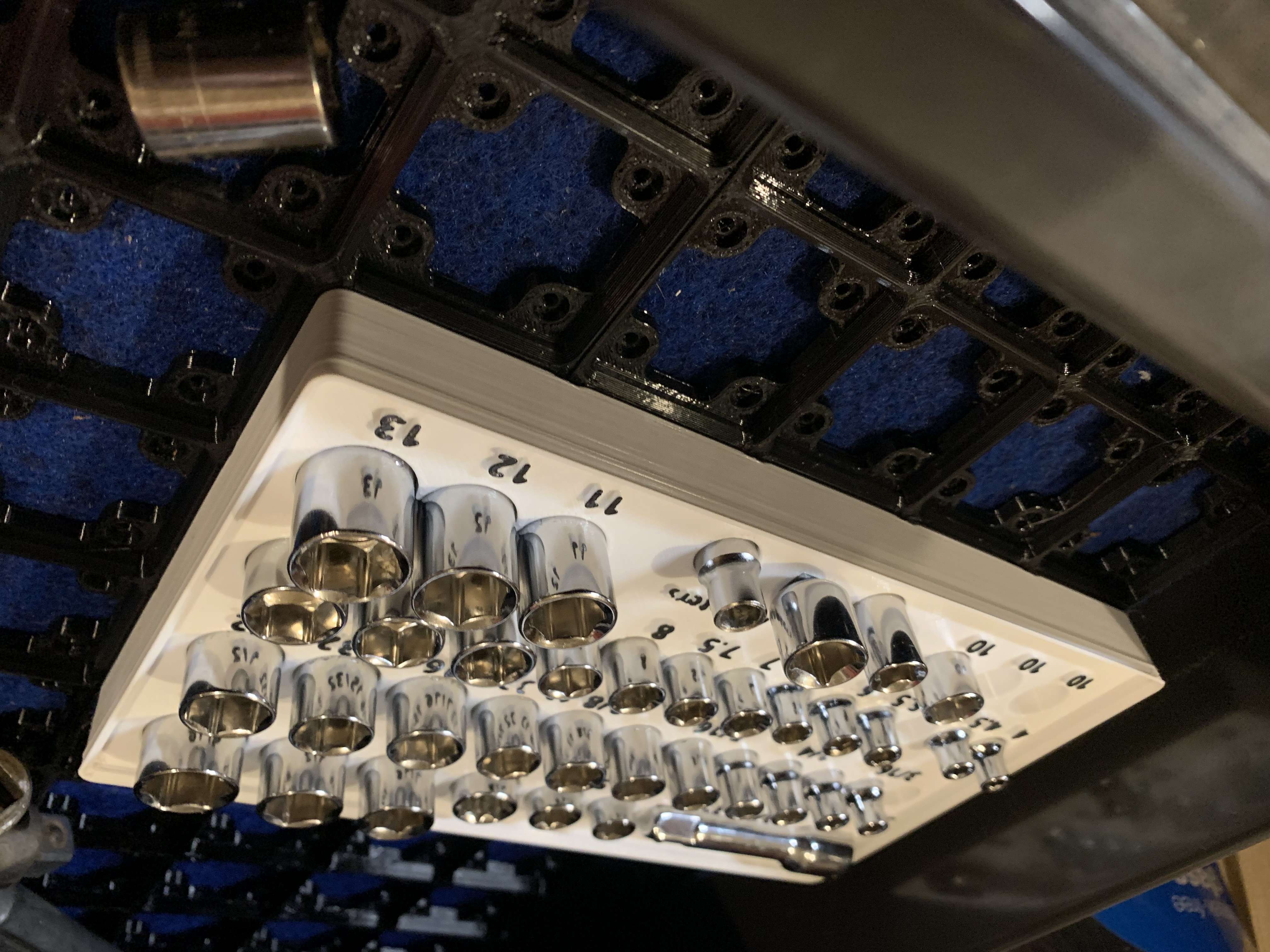 Gridfinity SAE and Metric Socket Holder