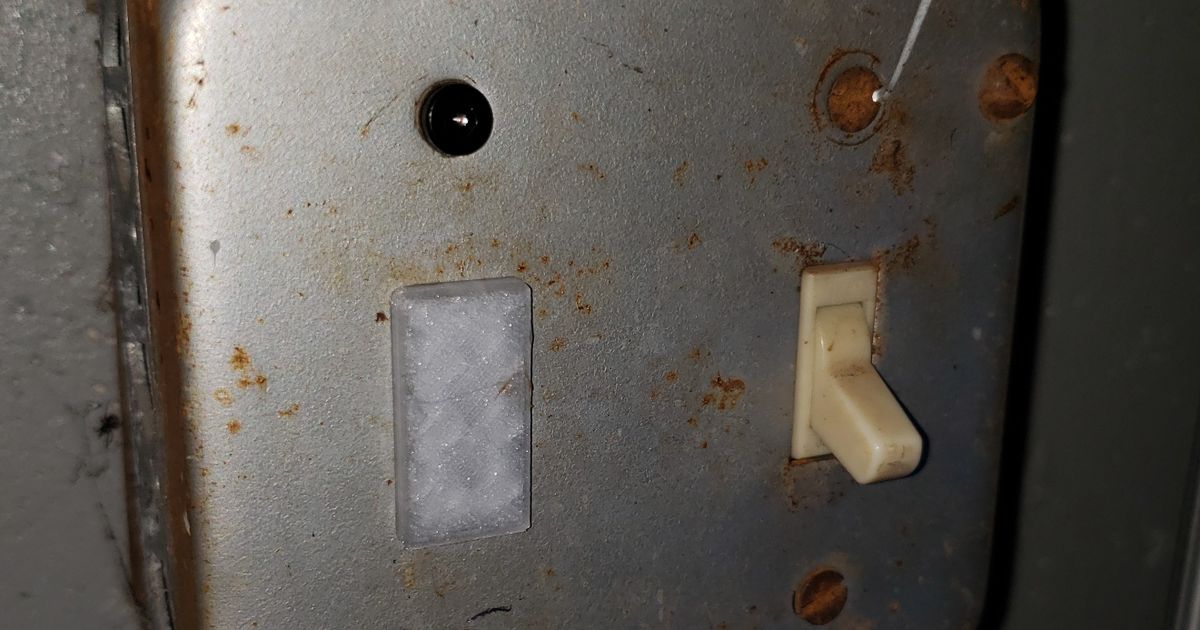 Residential Switch Hole Cover by Eric Download free STL model