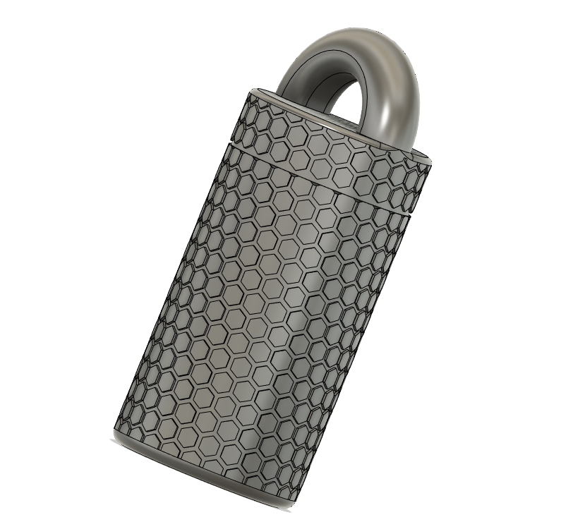 Miniatura 2 do modelo 3D Hexagon Storage Container
