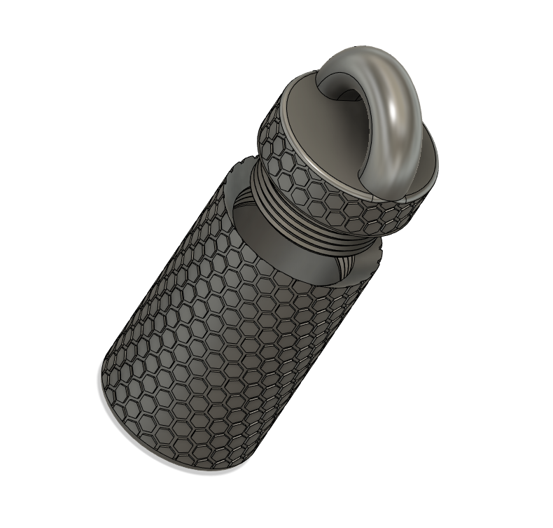 Miniatura 4 do modelo 3D Hexagon Storage Container