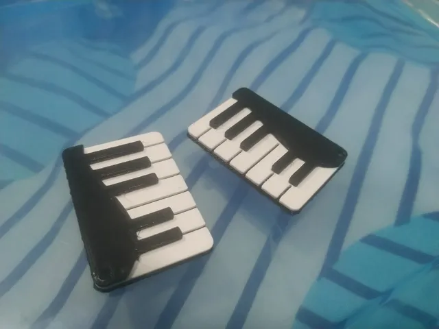 Piano Earrings multicolor