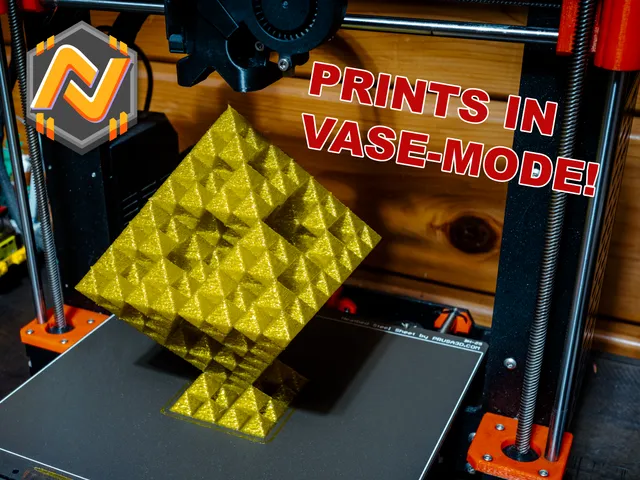 Octahedroflake: Chunky Edition (vase-mode print)