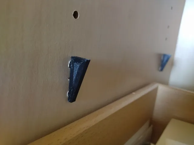 double Cabinet Shelf Holder