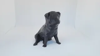 Low poly remix of Prusa Pug Buddy 2.0