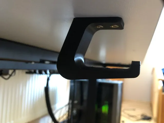 Underdesk Headset Hanger