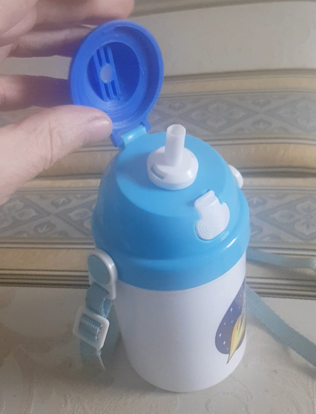 Childs drink bottle lid fix 3D print