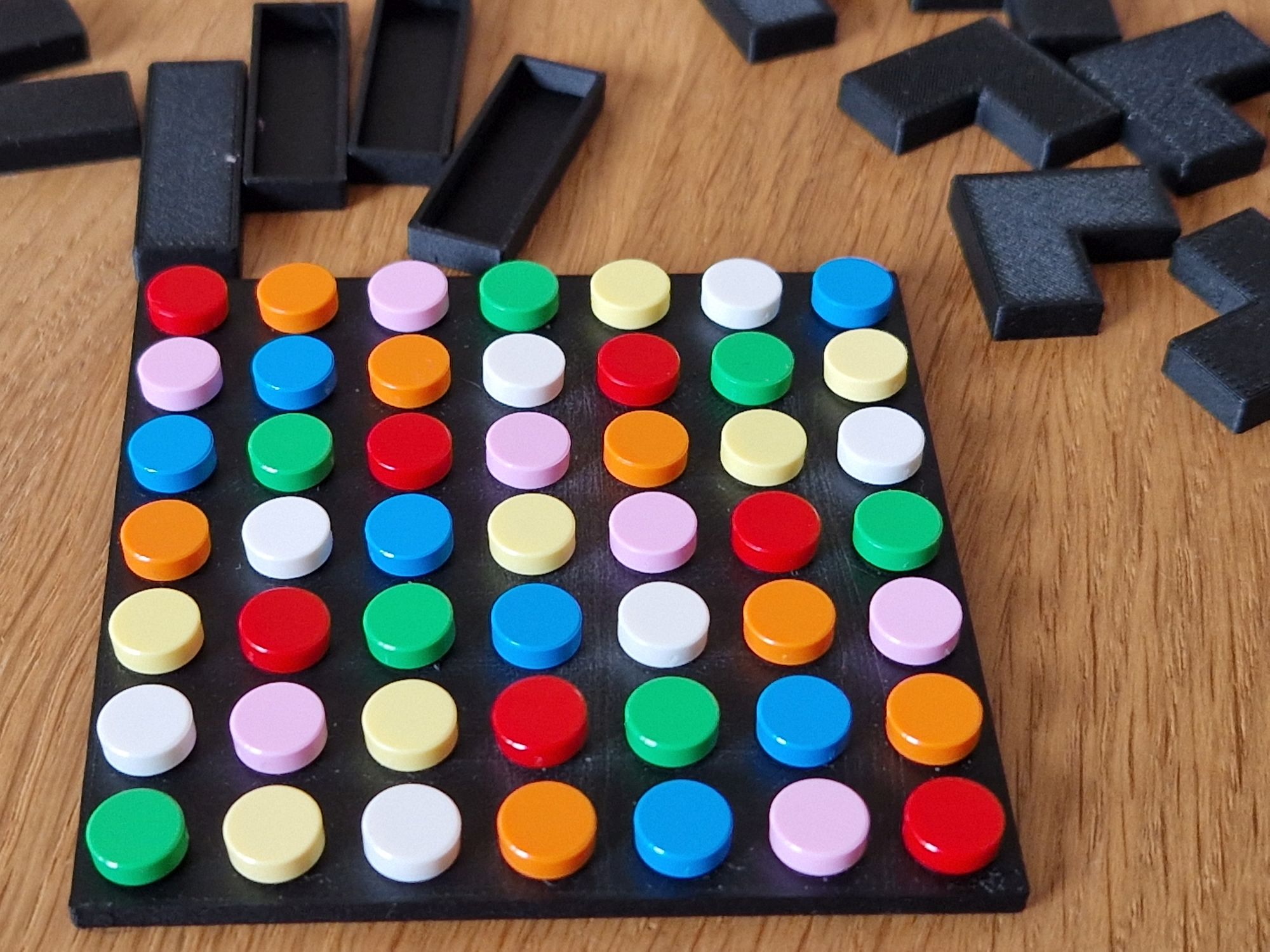 Magic 7 travel board game